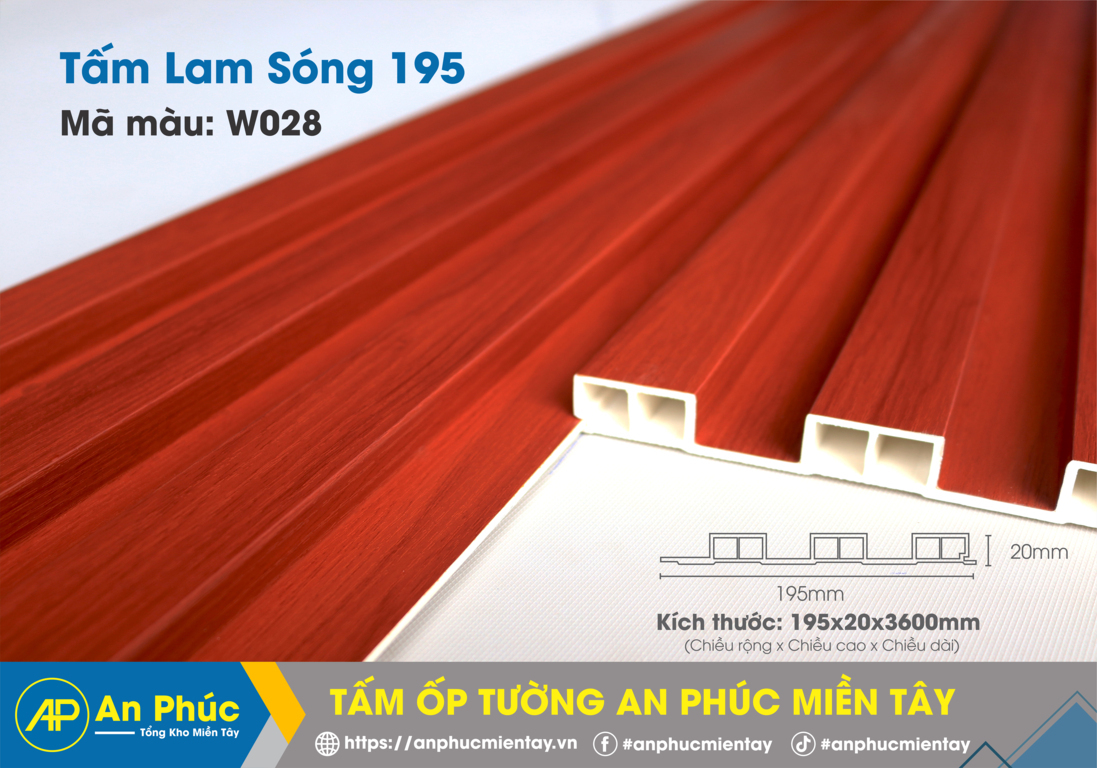 Tấm Lam Sóng 195 - W028