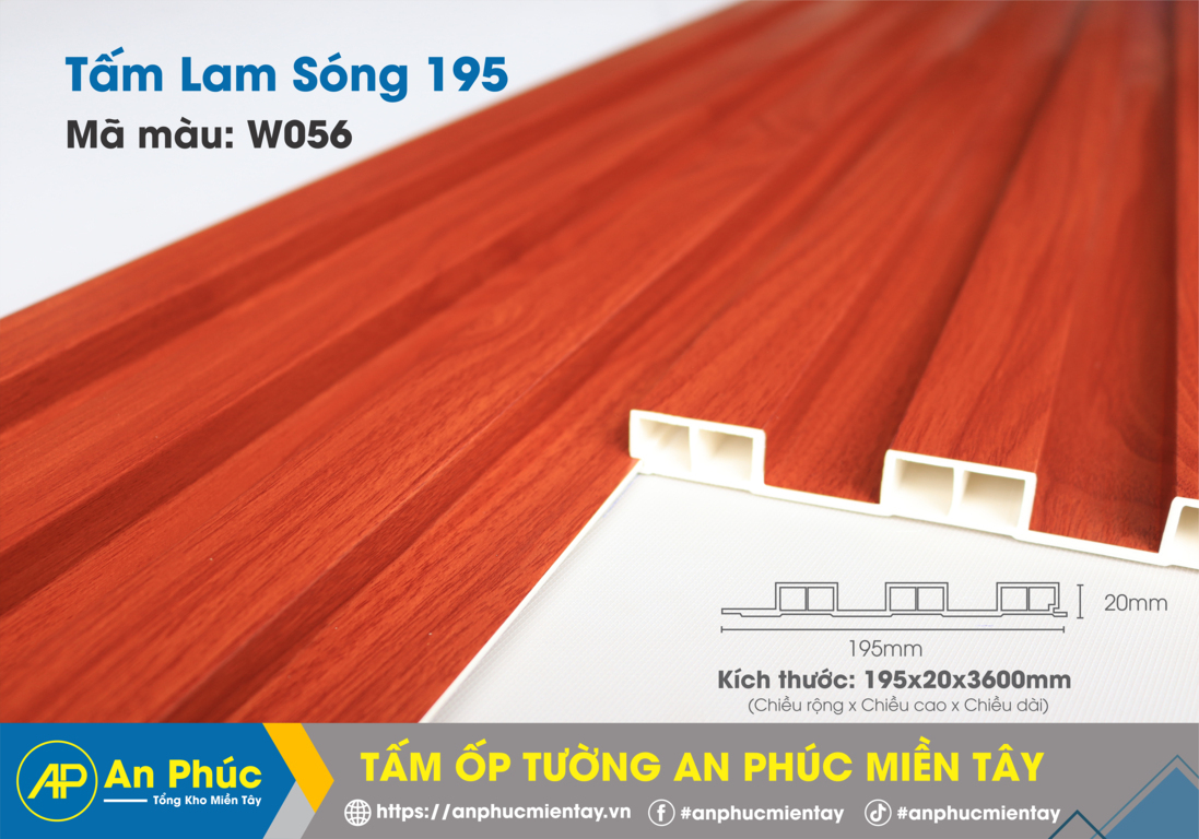 Tấm Lam Sóng 195 - W056