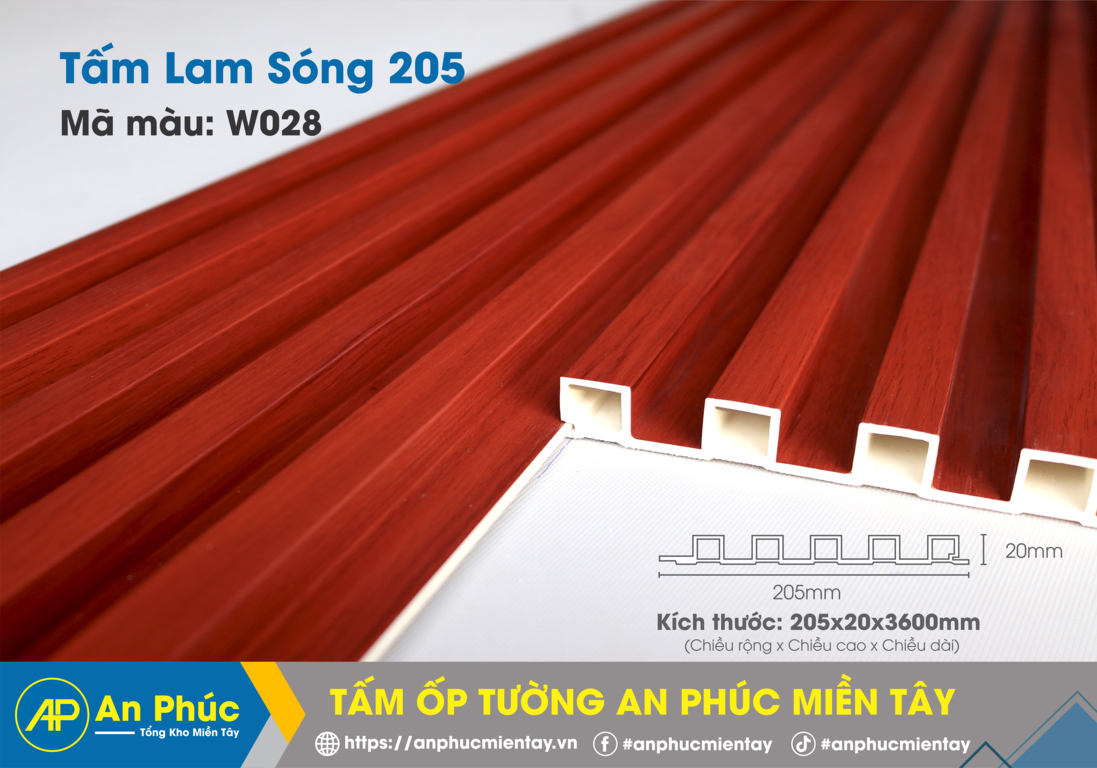 Tấm sóng 205 - W028