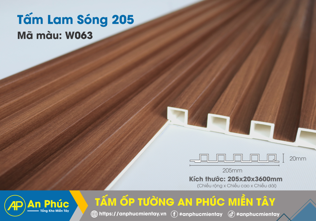 Tấm sóng 205 - W063