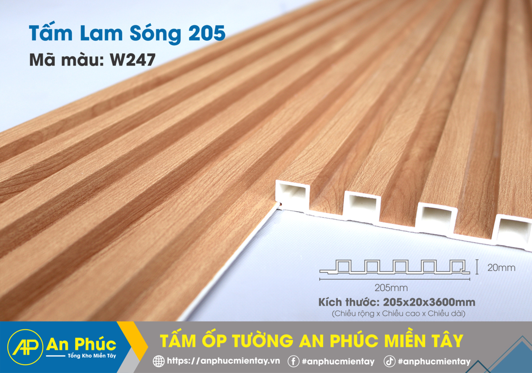 Tấm sóng 205 - W247