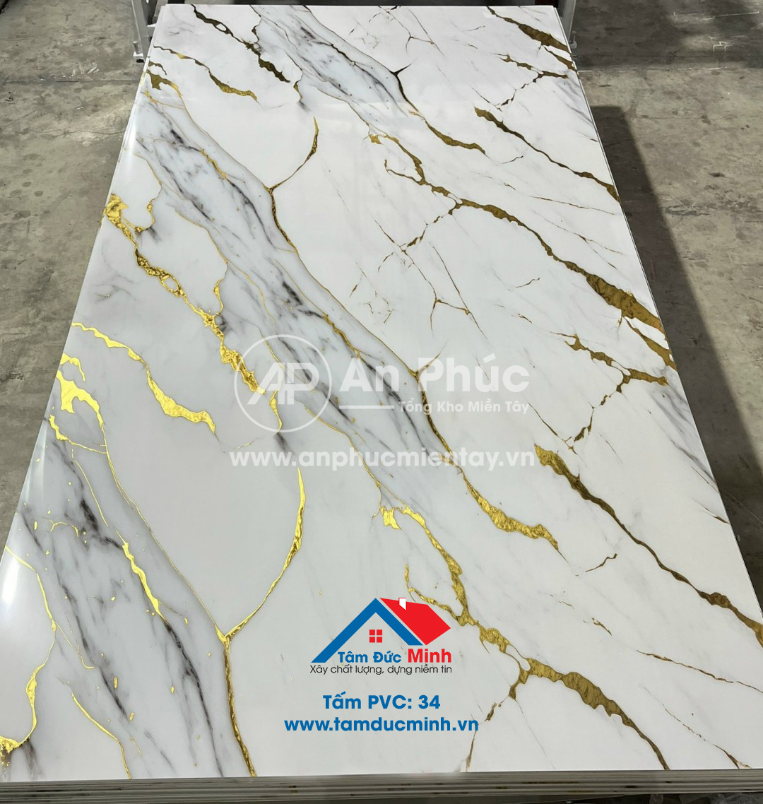 Tấm PVC Ánh Kim - HP34