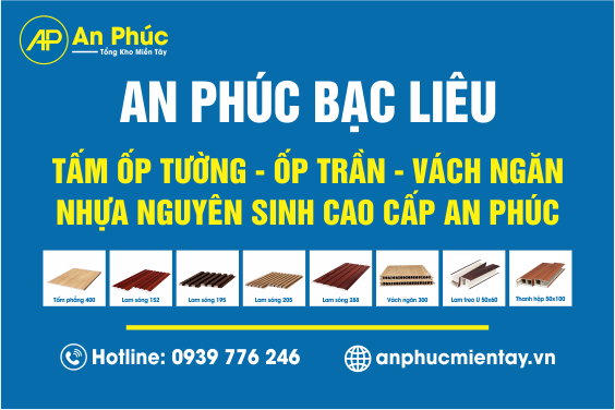 Tấm ốp tường tại Bạc Liêu