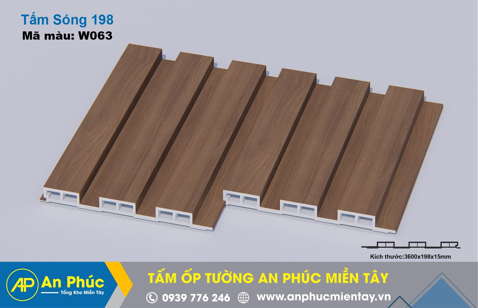 Tấm lam sóng 198